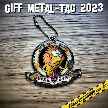 "GIFF 2023 Metal Tags" individuelles Veranstalterpaket ab 10 Stück